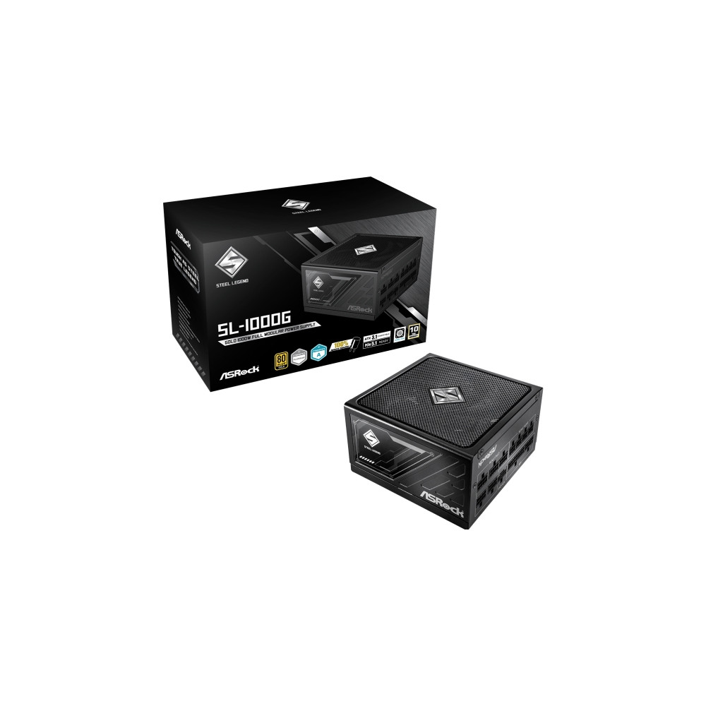 Produktbild för ASRock Steel Legend SL-1000G - nätaggregat - 1000 Watt