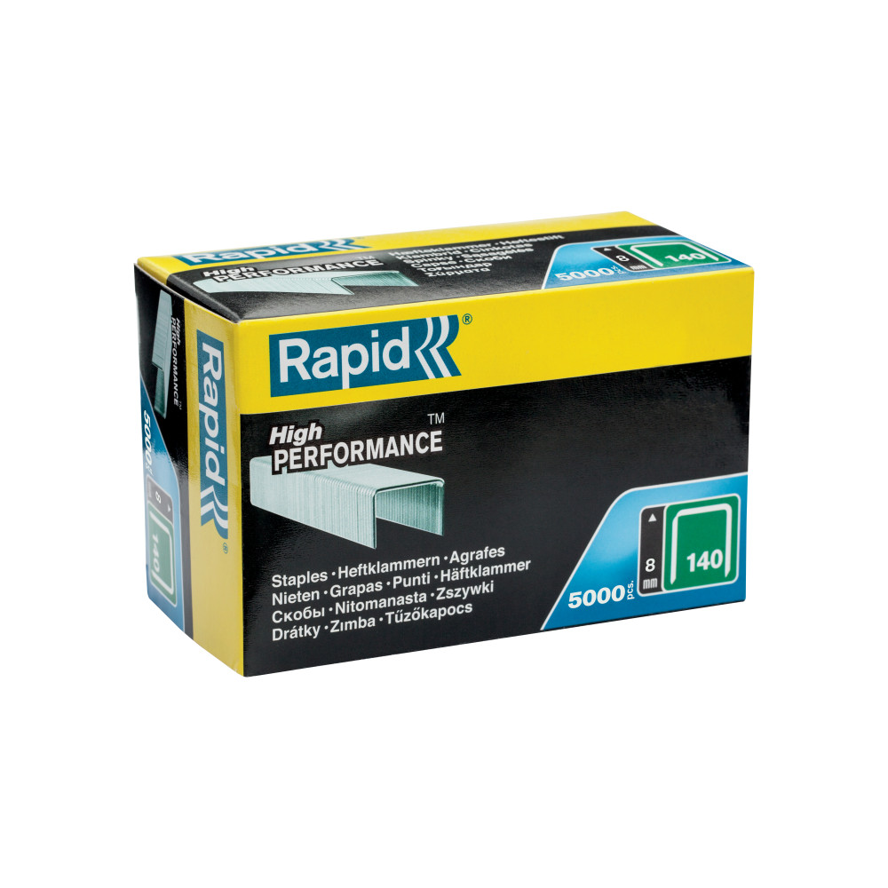 Produktbild för Rapid - klamrar - No. 140 - 8 mm - paket med 5000
