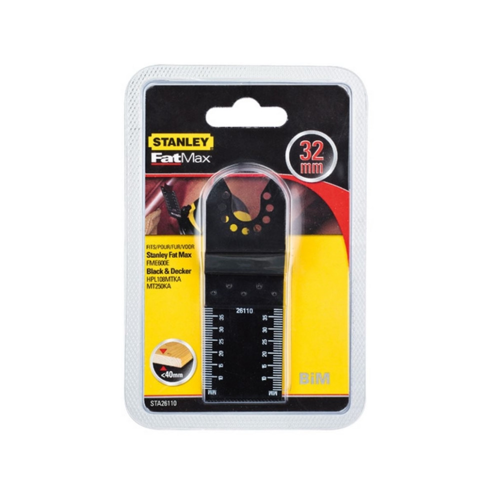 Produktbild för Stanley FatMax sticksågblad för trä och metall 32x40mm 18TPI...