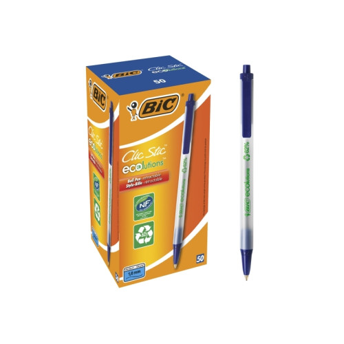 BIC Kuglepen BIC Clic Stic ECOlutions blå