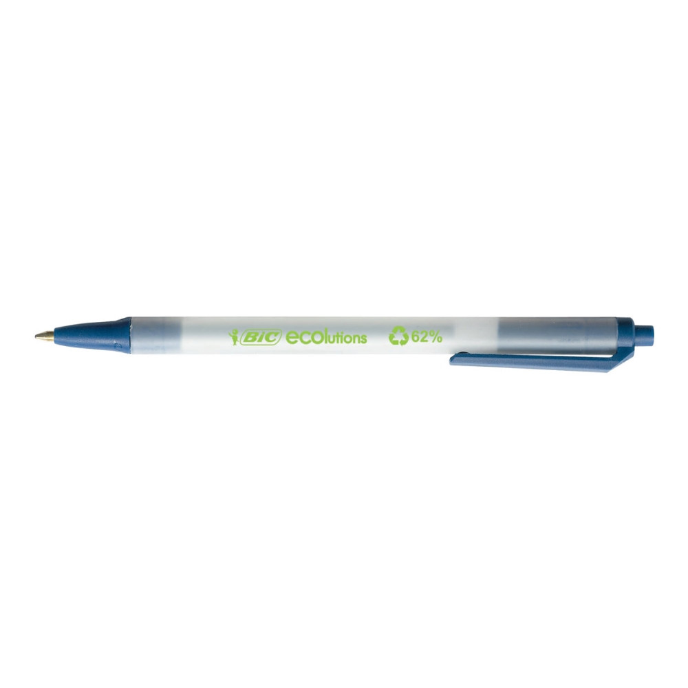 Produktbild för Kuglepen BIC Clic Stic ECOlutions blå