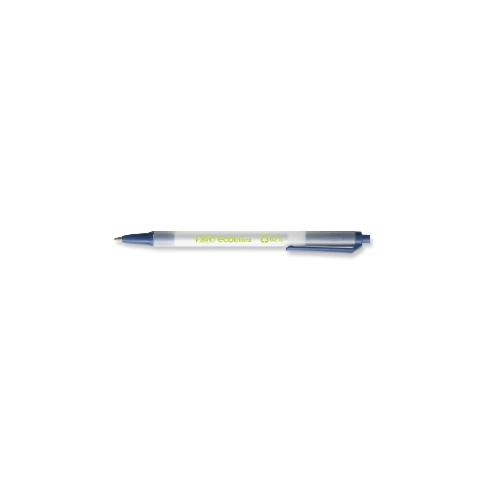 Produktbild för Kuglepen BIC Clic Stic ECOlutions blå