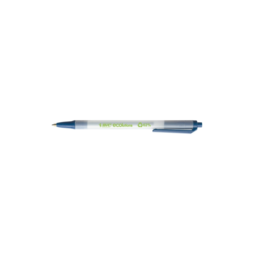 Produktbild för Kuglepen BIC Clic Stic ECOlutions blå