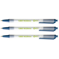 Produktbild för Kuglepen BIC Clic Stic ECOlutions blå