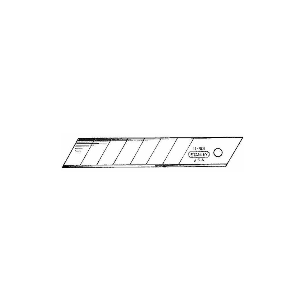 Produktbild för Stanley 11-301 - skärblad till snap-off-kniv