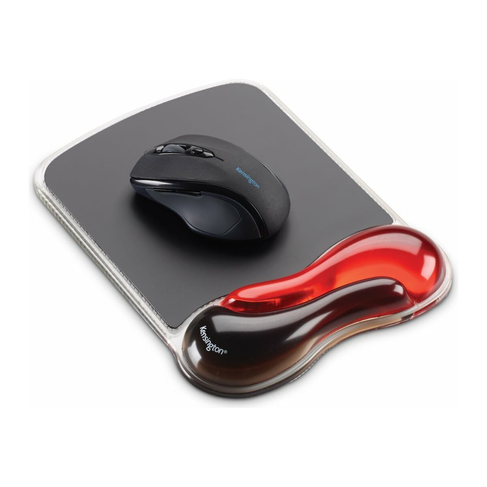 Produktbild för Kensington Duo Gel Mouse Pad Wrist Rest - mustablett med handledskudde - TAA-kompatibel