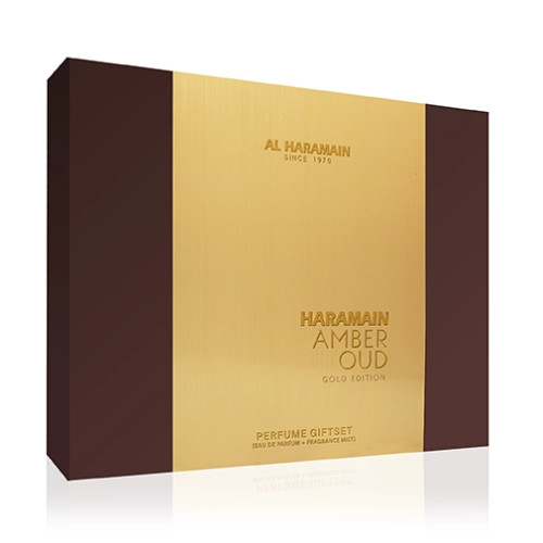 Al Haramain Al Haramain Amber Oud Gold Edition SET U (EDP 75ml + EDP 30ml + Mist 200ml)