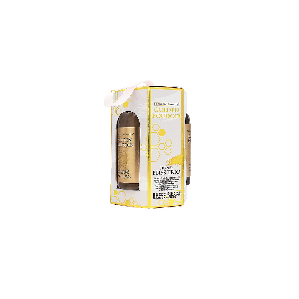 Produktbild för The Indulgent Bathing Co. Golden Boudoir SET (SG 60ml + Foam 60ml + BL 60ml)