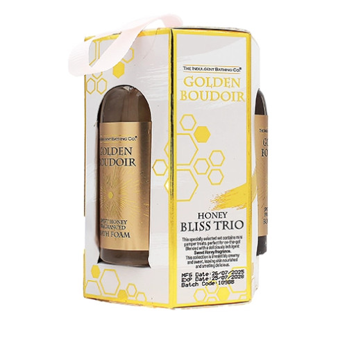 The Indulgent Bathing Co. The Indulgent Bathing Co. Golden Boudoir SET (SG 60ml + Foam 60ml + BL 60ml)