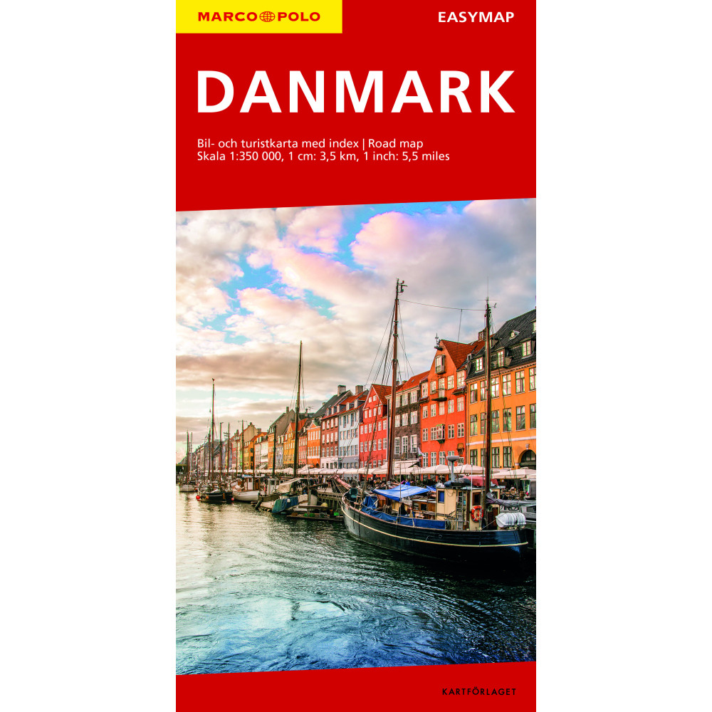 Produktbild för Danmark EasyMap - MarcoPolo