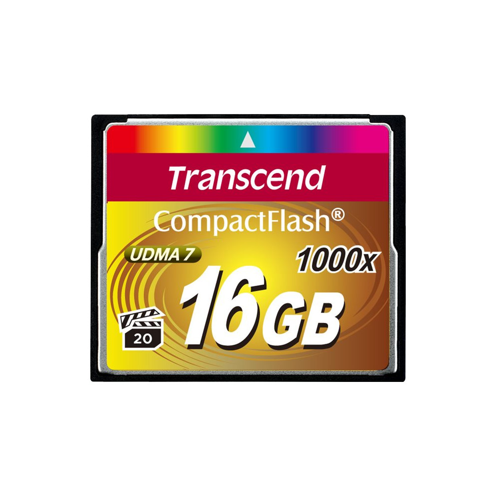 Produktbild för Transcend Ultimate - flash-minneskort - 16 GB - CompactFlash