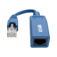 Produktbild för Eaton Tripp Lite Series Cisco Console Rollover Cable Adapter (M/F) - RJ45 to RJ45, Blue, 5 in. - seriell adapter - 12.7 m - blå