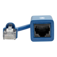 Produktbild för Eaton Tripp Lite Series Cisco Console Rollover Cable Adapter (M/F) - RJ45 to RJ45, Blue, 5 in. - seriell adapter - 12.7 m - blå