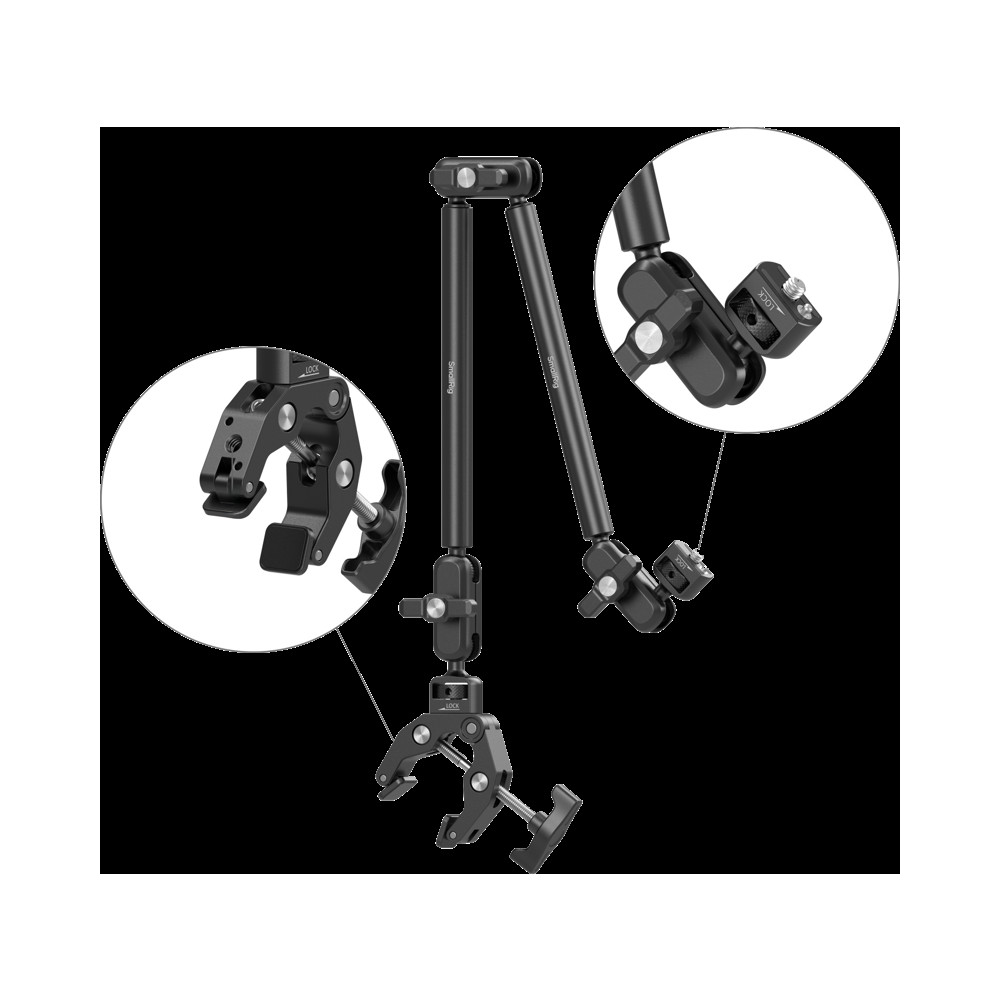Produktbild för SmallRig 5626 Desktop Magic Arm with Crab-Shaped Clamp Kit (MagSafe-Compatible Edition)