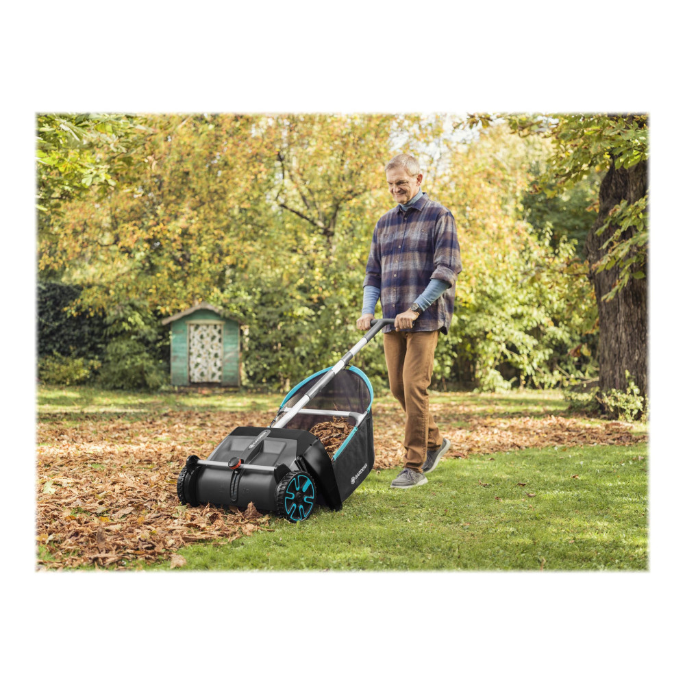 Produktbild för Gardena - blad- och gräsuppsamlare - 1.58 m