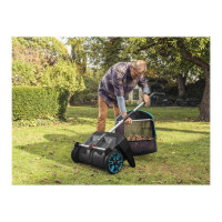 Produktbild för Gardena - blad- och gräsuppsamlare - 1.58 m