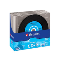 Produktbild för Verbatim Data Vinyl - CD-R x 10 - 700 MB - lagringsmedier