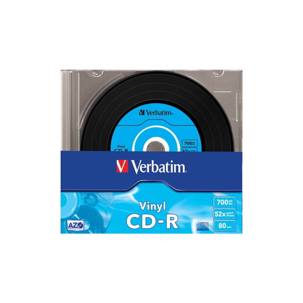 Produktbild för Verbatim Data Vinyl - CD-R x 10 - 700 MB - lagringsmedier