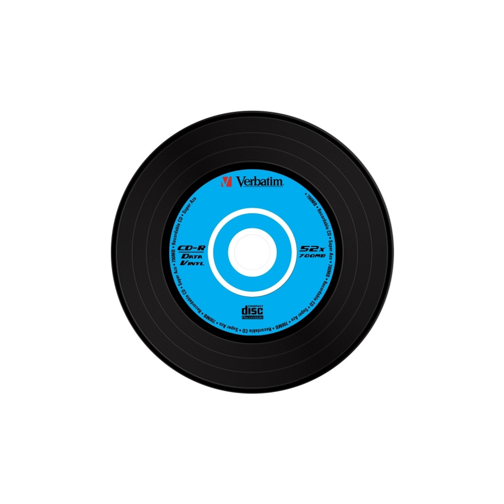 Produktbild för Verbatim Data Vinyl - CD-R x 10 - 700 MB - lagringsmedier