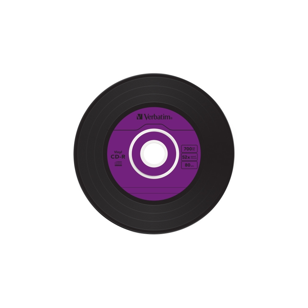 Produktbild för Verbatim Data Vinyl - CD-R x 10 - 700 MB - lagringsmedier