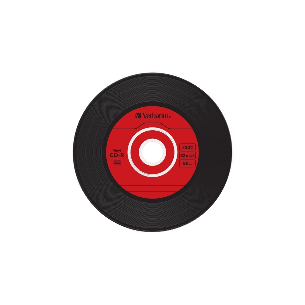 Produktbild för Verbatim Data Vinyl - CD-R x 10 - 700 MB - lagringsmedier