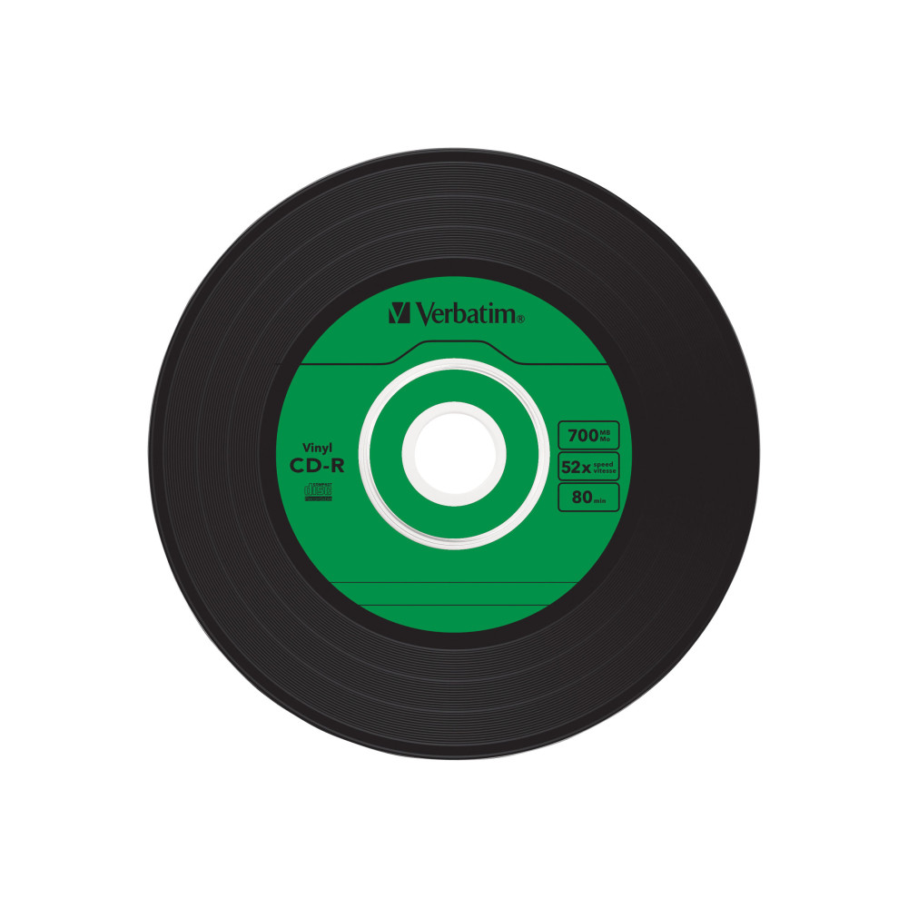 Produktbild för Verbatim Data Vinyl - CD-R x 10 - 700 MB - lagringsmedier