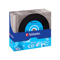 Produktbild för Verbatim Data Vinyl - CD-R x 10 - 700 MB - lagringsmedier