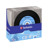Produktbild för Verbatim Data Vinyl - CD-R x 10 - 700 MB - lagringsmedier