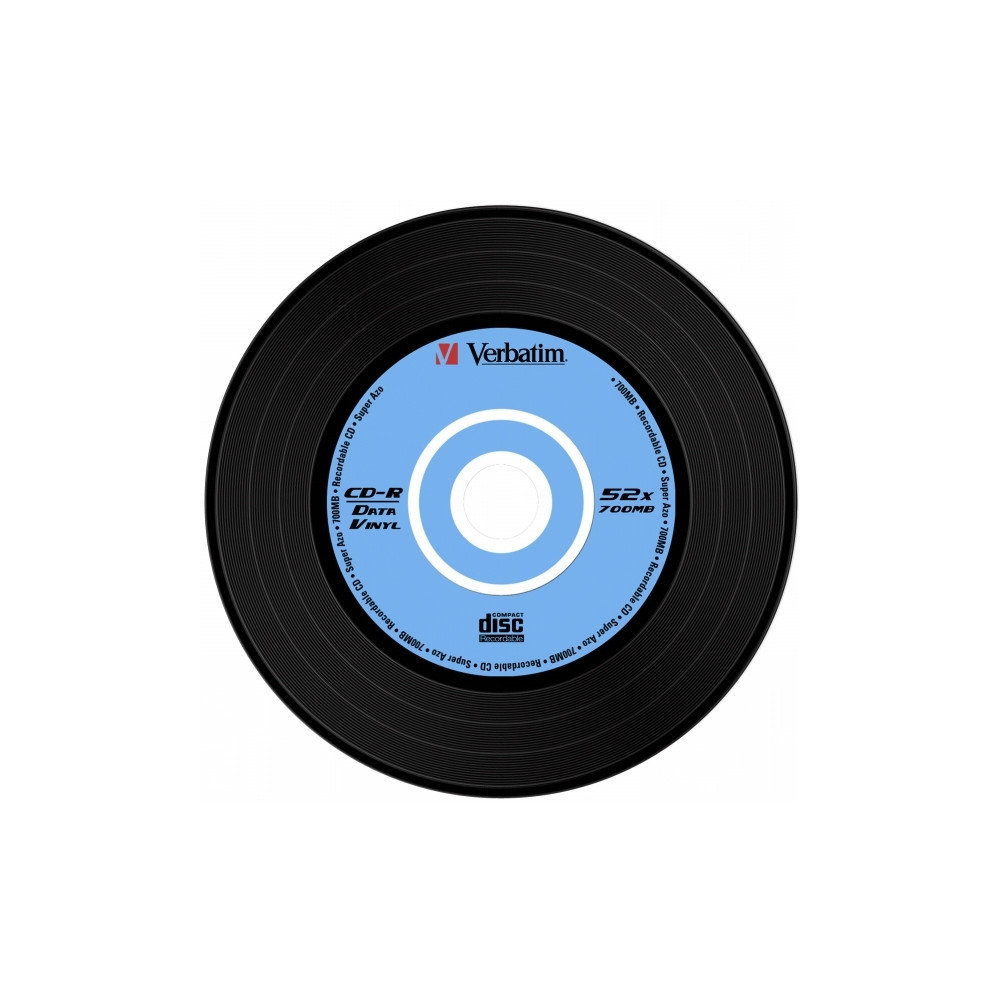 Produktbild för Verbatim Data Vinyl - CD-R x 10 - 700 MB - lagringsmedier