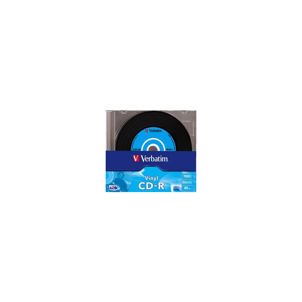Produktbild för Verbatim Data Vinyl - CD-R x 10 - 700 MB - lagringsmedier