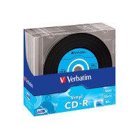 Produktbild för Verbatim Data Vinyl - CD-R x 10 - 700 MB - lagringsmedier