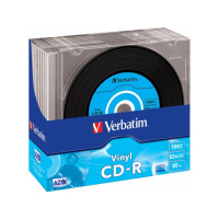 Produktbild för Verbatim Data Vinyl - CD-R x 10 - 700 MB - lagringsmedier