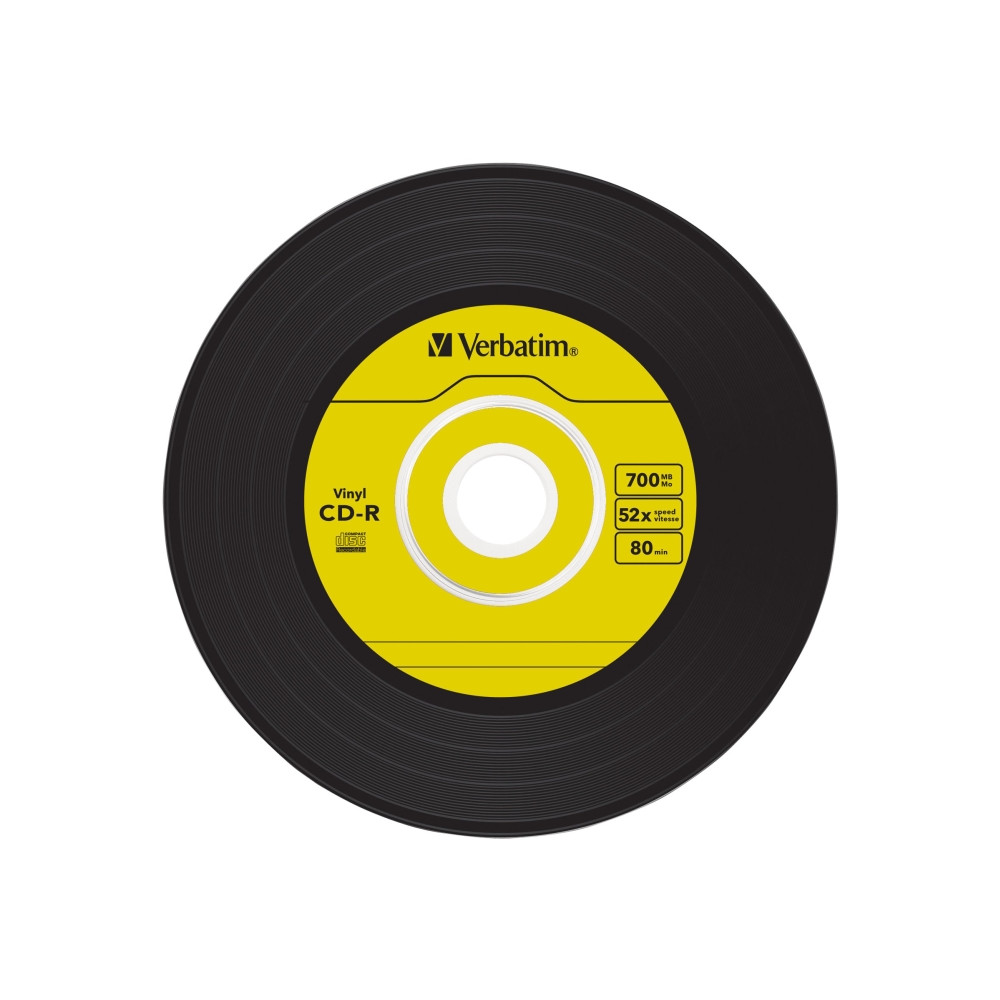 Produktbild för Verbatim Data Vinyl - CD-R x 10 - 700 MB - lagringsmedier