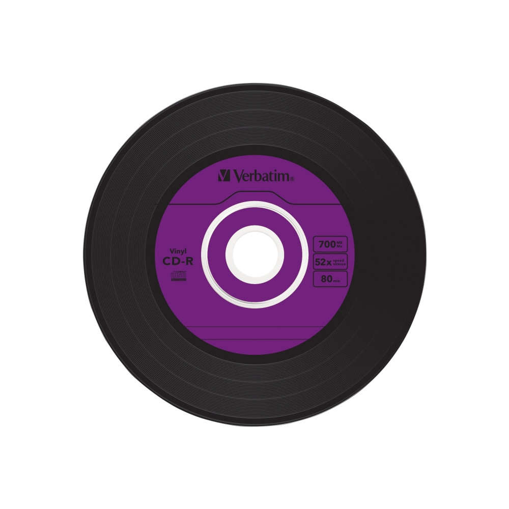 Produktbild för Verbatim Data Vinyl - CD-R x 10 - 700 MB - lagringsmedier