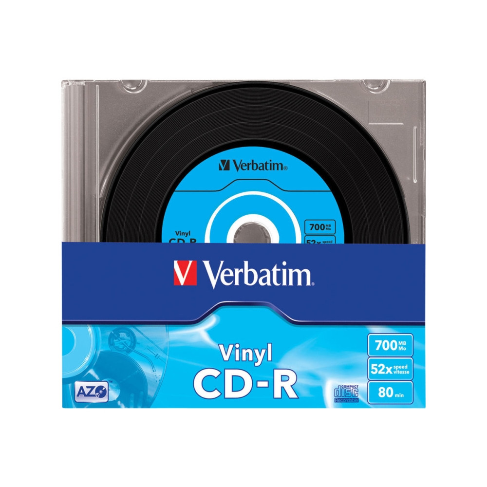 Produktbild för Verbatim Data Vinyl - CD-R x 10 - 700 MB - lagringsmedier