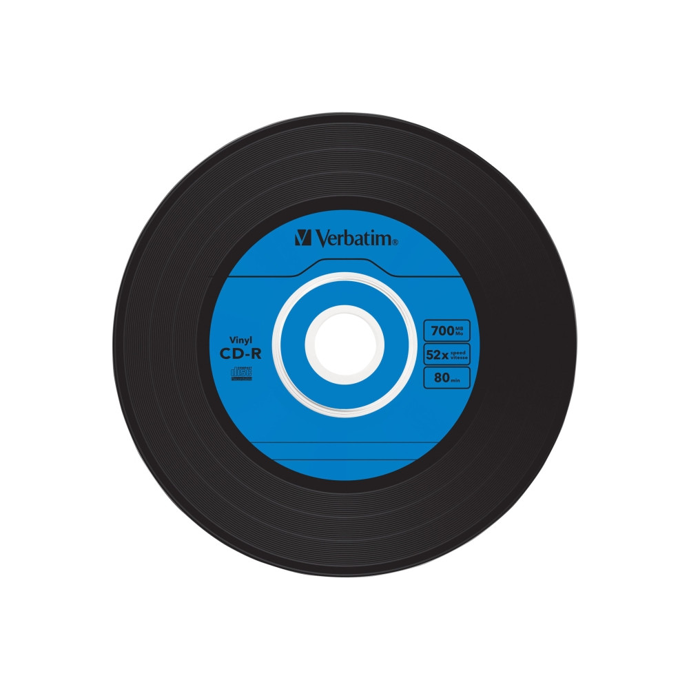 Produktbild för Verbatim Data Vinyl - CD-R x 10 - 700 MB - lagringsmedier