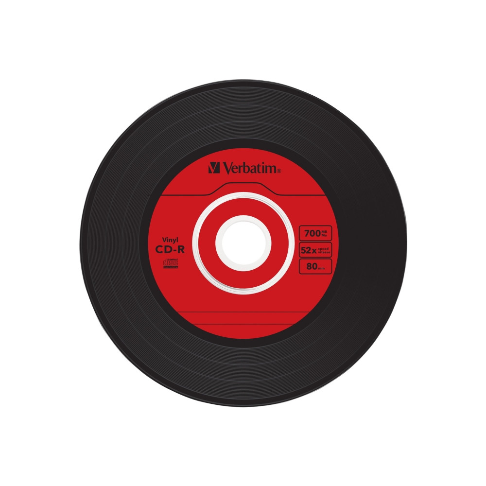 Produktbild för Verbatim Data Vinyl - CD-R x 10 - 700 MB - lagringsmedier