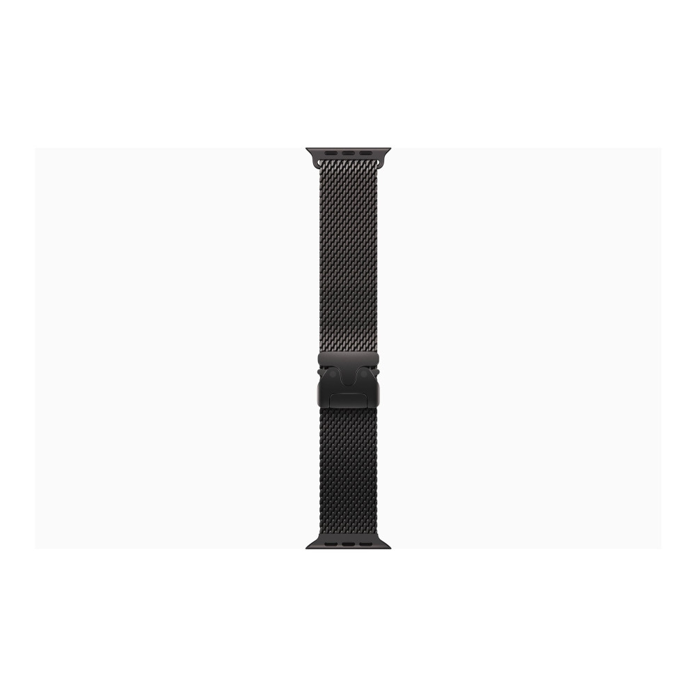 Produktbild för Apple Watch Ultra 3 - svart titan - Ja smart klocka med milanesisk loop - svart - 64 GB
