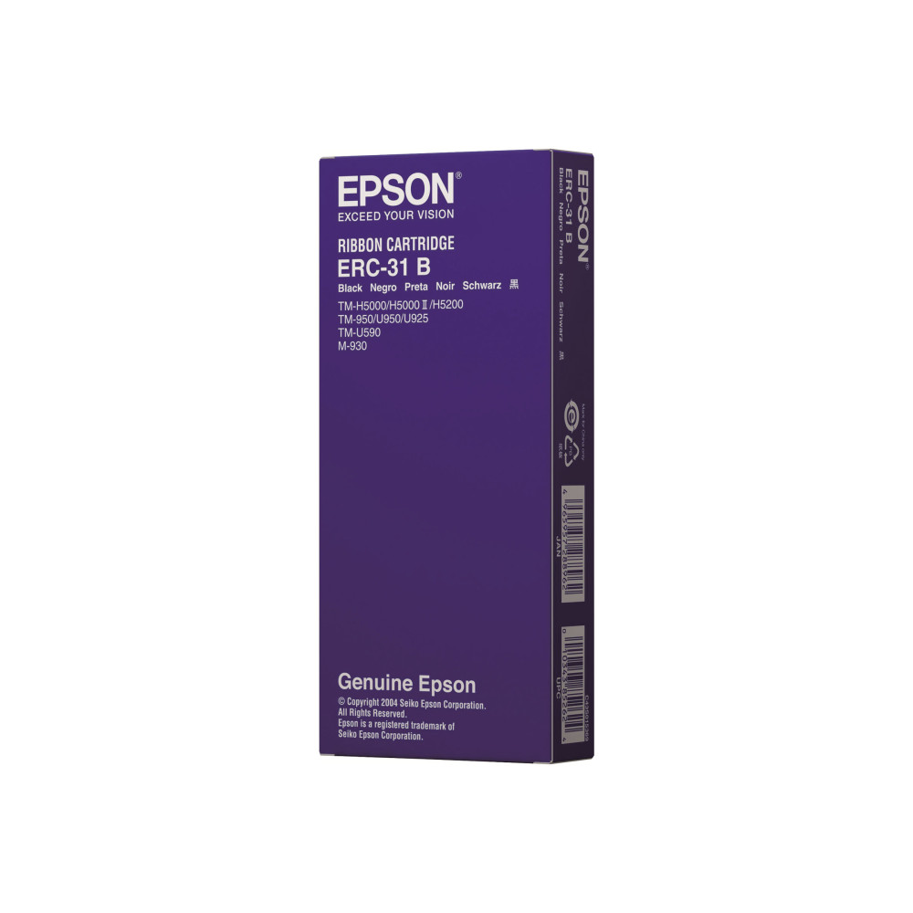 Produktbild för Epson ERC 31B - 1 - svart - färgband