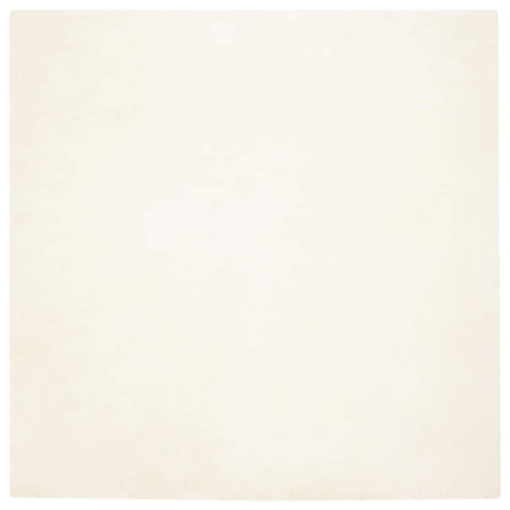 Produktbild för Halkfri matta i konstgjord kaninfäll OLITE Vit 200 x 200 cm