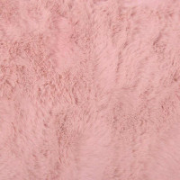 Produktbild för Halkfri matta i konstgjord kaninfäll OLITE Rosa 80 x 200 cm