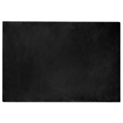vidaXL Halkfri matta i konstgjord kaninfäll OLITE Svart 120 x 170 cm