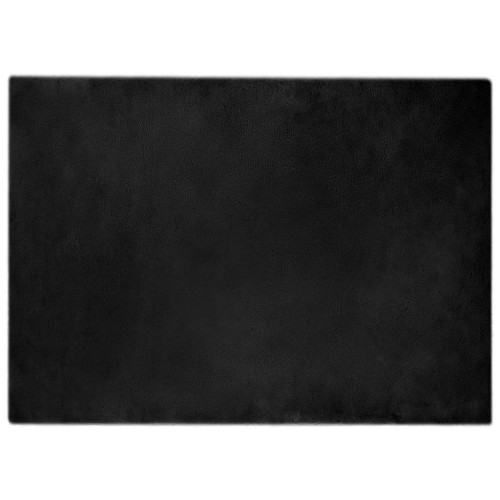 vidaXL Halkfri matta i konstgjord kaninfäll OLITE Svart 200 x 280 cm
