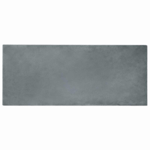 vidaXL Halkfri matta i konstgjord kaninfäll OLITE Antracit 80 x 200 cm