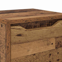 Produktbild för Badrumsskåp Gammalt trä 30,5 x 30 x 101 cm Konstruerat trä