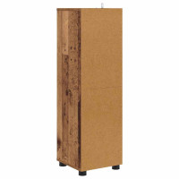 Produktbild för Badrumsskåp Gammalt trä 30,5 x 30 x 101 cm Konstruerat trä
