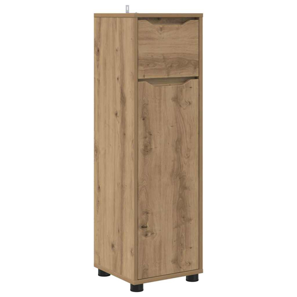 Produktbild för Badrumsskåp Artisan Ek 30,5 x 30 x 101 cm Konstruerat trä