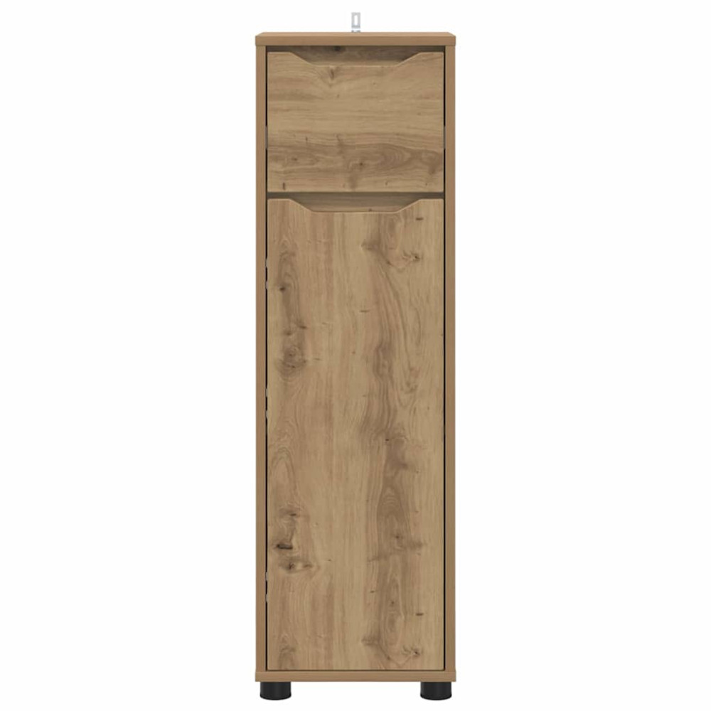 Produktbild för Badrumsskåp Artisan Ek 30,5 x 30 x 101 cm Konstruerat trä