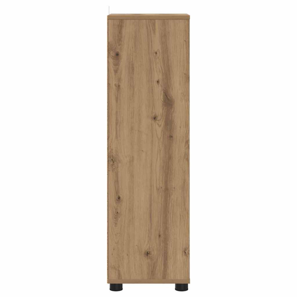 Produktbild för Badrumsskåp Artisan Ek 30,5 x 30 x 101 cm Konstruerat trä