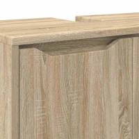 Produktbild för Badrumsvaskskåp Sonoma-ek 60 x 30 x 60 cm Konstruerat trä